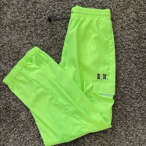 Forever 21 Lime Green Joggers Size Large BRAND NEW
